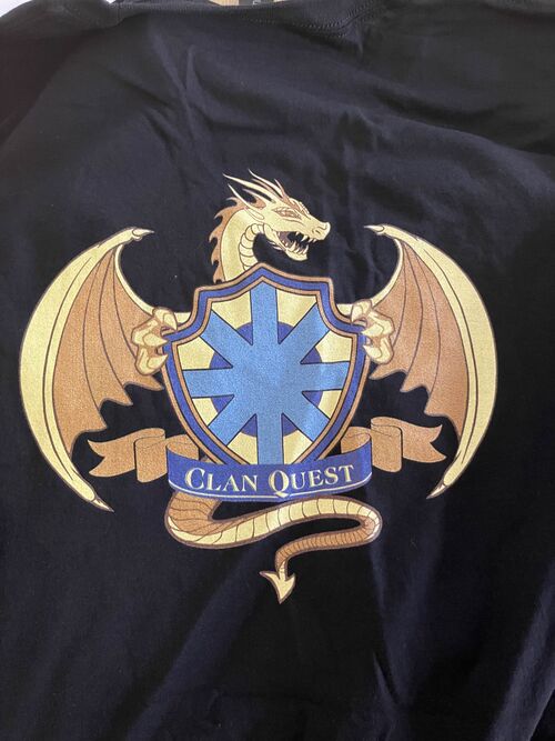 Back of the 2025 RuneFest t-shirt